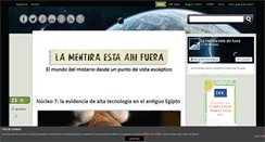 Desktop Screenshot of lamentiraestaahifuera.com