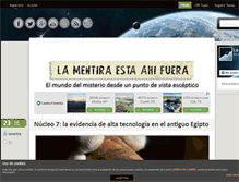 Tablet Screenshot of lamentiraestaahifuera.com